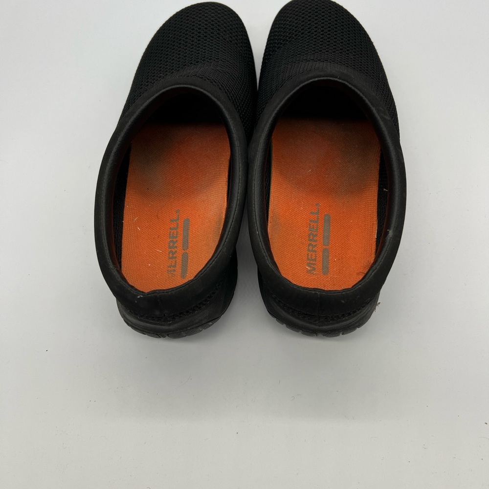 Women’s Black Mesh Slip-On Comfort Clogs - Picture 4 of 5